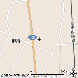 秋田県仙北市田沢湖角館東前郷（柳持）周辺の地図