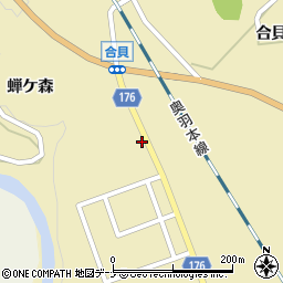 秋田県大仙市協和船岡大袋106-4周辺の地図