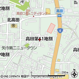 岩手県紫波郡矢巾町高田第１１地割周辺の地図