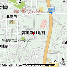岩手県矢巾町（紫波郡）高田（第１１地割）周辺の地図