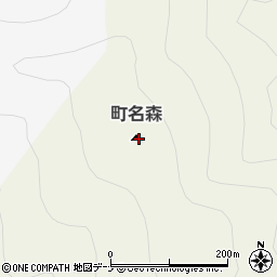 町名森周辺の地図