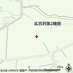 岩手県矢巾町（紫波郡）広宮沢周辺の地図