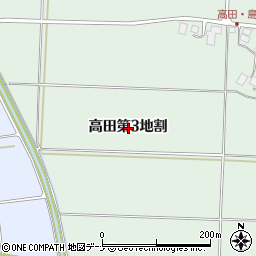 岩手県紫波郡矢巾町高田第３地割周辺の地図