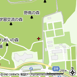 秋田県秋田市河辺戸島上祭沢周辺の地図
