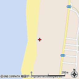秋田県秋田市下浜長浜長浜周辺の地図