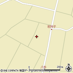 秋田県仙北市角館町川原周辺の地図