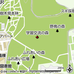 学習交流の森周辺の地図