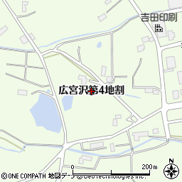 岩手県矢巾町（紫波郡）広宮沢（第４地割）周辺の地図