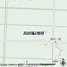 岩手県矢巾町（紫波郡）高田（第２地割）周辺の地図