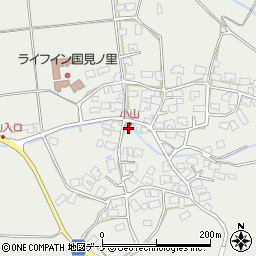 秋田県秋田市豊岩小山神田34周辺の地図