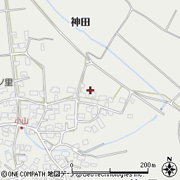 秋田県秋田市豊岩小山神田59-3周辺の地図