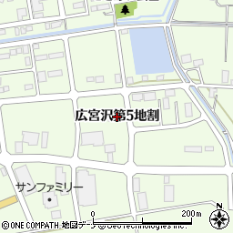 岩手県矢巾町（紫波郡）広宮沢（第５地割）周辺の地図