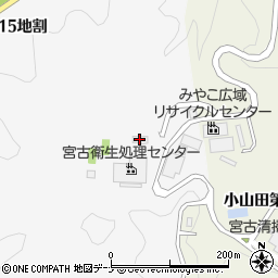岩手県宮古市千徳第１４地割周辺の地図
