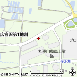 岩手県紫波郡矢巾町広宮沢第１地割264-2周辺の地図