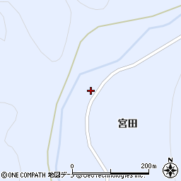 秋田県大仙市協和荒川6周辺の地図