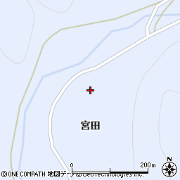 秋田県大仙市協和荒川仏ノ前周辺の地図