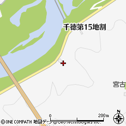 岩手県宮古市千徳第１５地割周辺の地図