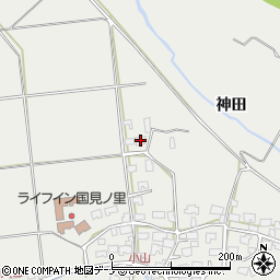 秋田県秋田市豊岩小山神田24周辺の地図