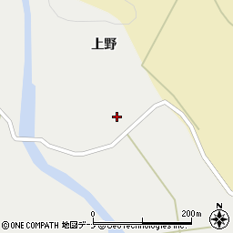 秋田県仙北市角館町山谷川崎上野240周辺の地図