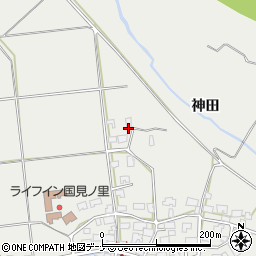 秋田県秋田市豊岩小山神田25周辺の地図