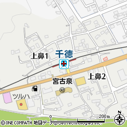 千徳駅周辺の地図