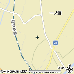 秋田県大仙市協和船岡一ノ渡179周辺の地図