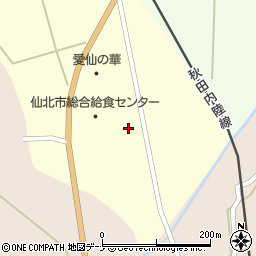 秋田県仙北市西木町西荒井荒田周辺の地図