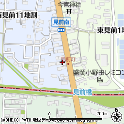 株式会社ヤマサカ　盛岡営業所周辺の地図