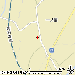 秋田県大仙市協和船岡一ノ渡178周辺の地図