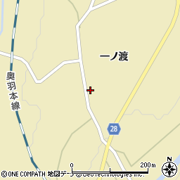 秋田県大仙市協和船岡一ノ渡111周辺の地図