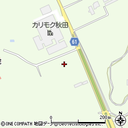 秋田県秋田市河辺戸島上野周辺の地図