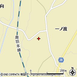 秋田県大仙市協和船岡一ノ渡174周辺の地図