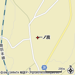 秋田県大仙市協和船岡一ノ渡115周辺の地図