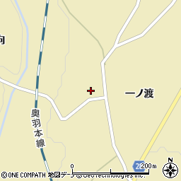 秋田県大仙市協和船岡一ノ渡153周辺の地図