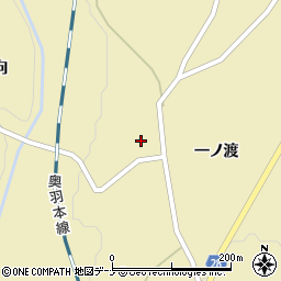 秋田県大仙市協和船岡一ノ渡151周辺の地図