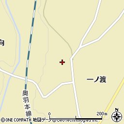 秋田県大仙市協和船岡一ノ渡146周辺の地図