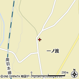 秋田県大仙市協和船岡一ノ渡121周辺の地図