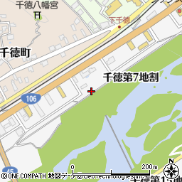 岩手県宮古市千徳第７地割周辺の地図