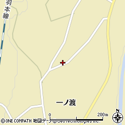 秋田県大仙市協和船岡一ノ渡49周辺の地図