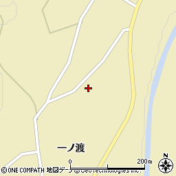 秋田県大仙市協和船岡上一ノ渡周辺の地図