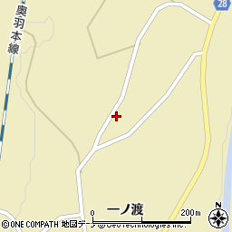 秋田県大仙市協和船岡一ノ渡25周辺の地図