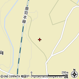 秋田県大仙市協和船岡一ノ渡138周辺の地図