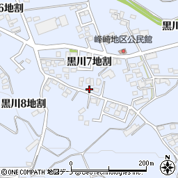 岩手県盛岡市黒川７地割28-1周辺の地図