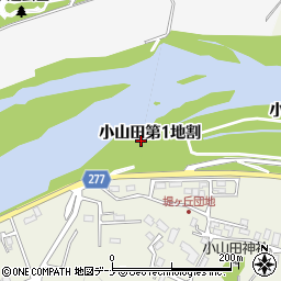岩手県宮古市小山田（第１地割）周辺の地図