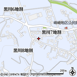 岩手県盛岡市黒川７地割26-12周辺の地図