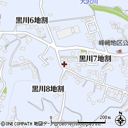 岩手県盛岡市黒川７地割26-3周辺の地図