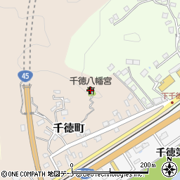 千徳八幡宮周辺の地図