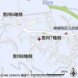 岩手県盛岡市黒川７地割25-5周辺の地図