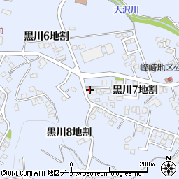 岩手県盛岡市黒川７地割24周辺の地図