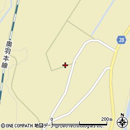 秋田県大仙市協和船岡一ノ渡7周辺の地図